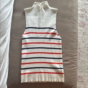 Anthropologie Cream Striped Camisole